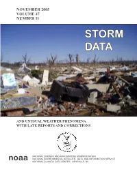 Storm Data and Unusual Weather Phenomena ....…….…....………..……