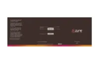 Zune Product Guide IMPORTANT SAFETY Zune and Zune Earphones INFORMATION Hearing Loss Zune Can Be Loud Enough to Permanently Damage Your Hearing