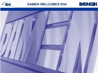 Introduction Damen Safety in Ship Design Interactive Discussion