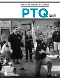 NSCA Specifically Focusing on Personal Trainers and Training Enthusiasts