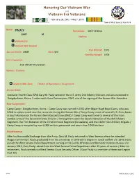 P Vietnam Service Report