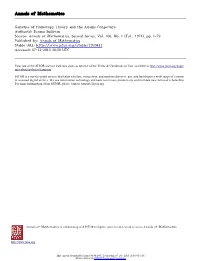 Annals of Mathematics