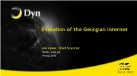 Evolution of the Georgian Internet
