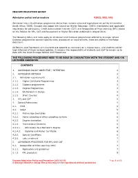 Policy and Procedures for Inscape Design College (PTY)