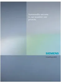 Sustainable Success Is Our Number One Priority