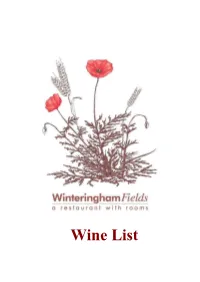 View Full Wine List