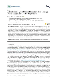 A Sustainable Quantitative Stock Selection Strategy Based on Dynamic Factor Adjustment
