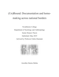 Bound: Documentation and Home- Making