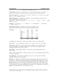 Clinohedrite Caznsio4 ² H2O C 2001 Mineral Data Publishing, Version 1.2 ° Crystal Data: Monoclinic