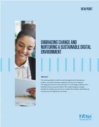 Embracing Change and Nurturing a Sustainable Digital Environment