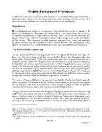 History Background Information