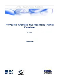 Polycyclic Aromatic Hydrocarbons (Pahs)
