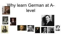 Why Learn German at A- Level