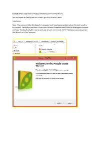 150528 Simple Approach to Peazip, Scheduling and Command Line I