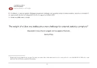 The Weight of a Libra: Are Stablecoins a New Challenge for External Statistics Compilers?1