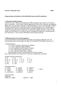 1 Version 3, November 2011 E3X4 Programming and Software for The