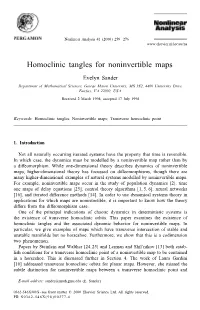 Homoclinic Tangles for Noninvertible Maps