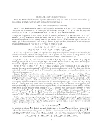 Math 210B. Inseparable Extensions Since the Theory of Non-Separable Algebraic Extensions Is Only Non-Trivial in Positive Charact