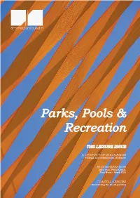 Parks, Pools & Recreation