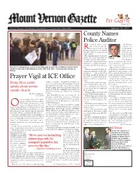 Prayer Vigil at ICE Office Use-Of-Force Cases in Which an In- the Closed-Door Meeting