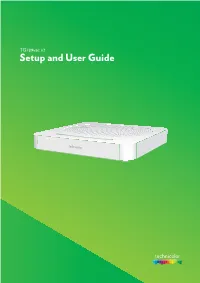 Setup and User Guide Copyright