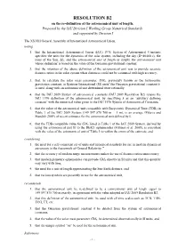 IAU 2012 Resolution B2