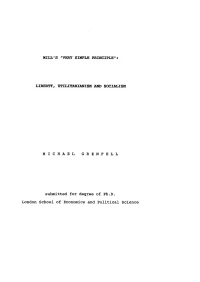 Mill's "Very Simple Principle": Liberty, Utilitarianism And