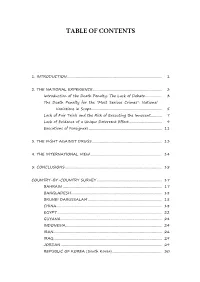 Table of Contents