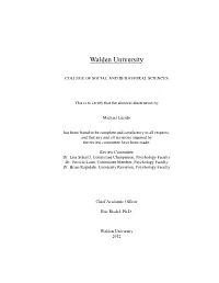 Walden University 2012