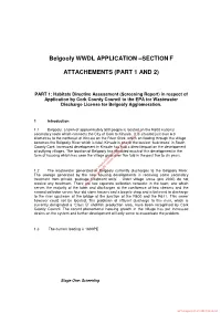 Belgooly WWDL APPLICATION –SECTION F
