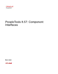 Component Interfaces