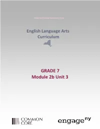 GRADE 7 Module 2B Unit 3