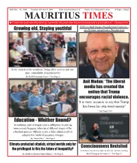 Mauritius Times Epaper 27 Oct 2020