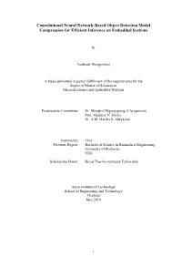 Convolutional Neural Network-Based Object Detection Model Compression for Efficient Inference on Embedded Systems