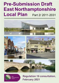 Pre-Submission Draft East Northamptonshire Local Plan Part 2/ 2011-2031