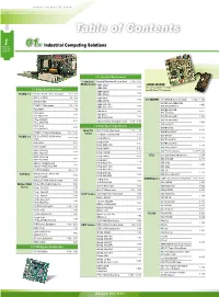 Table of Contents 1 01