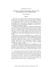 Why Federal Rule of Civil Procedure 4(B) Is Unconstitutional