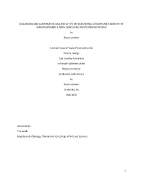 1 Sequencing and Comparative Analysis of The