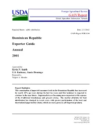 GAIN Report Global Agriculture Information Network