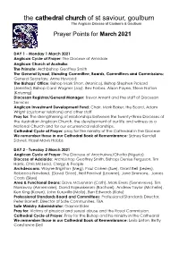 Prayer Points March 2021.Pdf