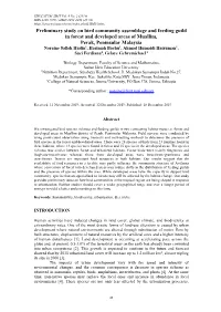 Preliminary Study on Bird Community Assemblage and Feeding Guild