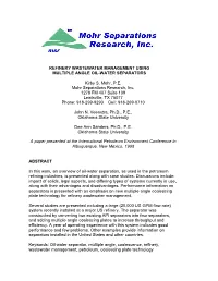 Refinery Wastewater Management Using Multiple Angle Oil-Water Separators