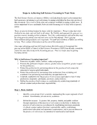 Steps to Soil Science Licensing