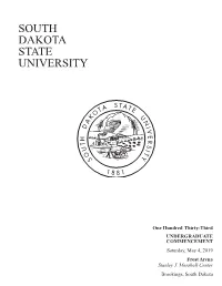 Undergraduate Commencement Program 2019