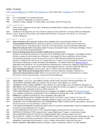 Brief CV (2Pg)