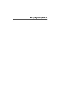 Studying Designers'05