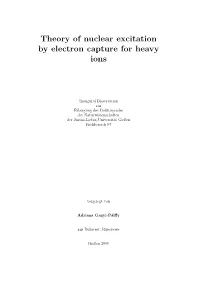 Theory of Nuclear Excitation by Electron Capture for Heavy Ions