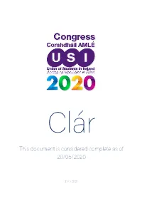 This Document Is Considered Complete As of 20/05/2020