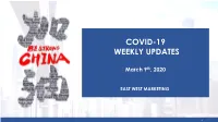 Weekly Updates
