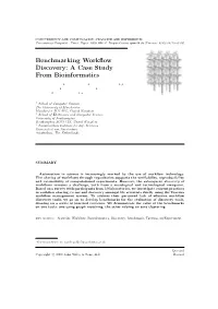 BENCHMARKING WORKFLOW DISCOVERY 3 the Workﬂow Literature